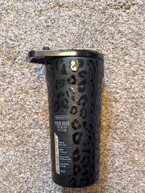 BrüMate Black Leopard Pour Over Travel Tumbler - 20 oz
